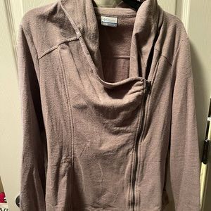 Asymmetrical zip sweater